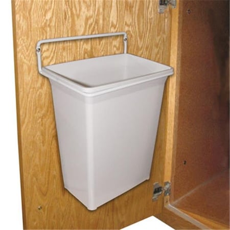 Hd FEDWB 975W KV Door Mounted Waste Bin For Vanity 9 qt.; White FEDWB 975W